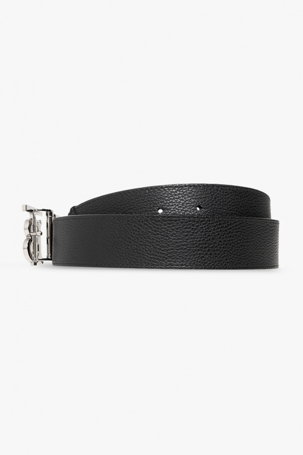 Burberry Leather belt with logo