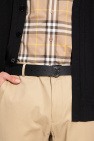 Burberry Leather belt with logo