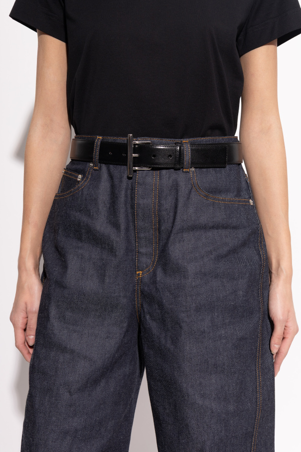 Alexander McQueen Cinturón de cuero