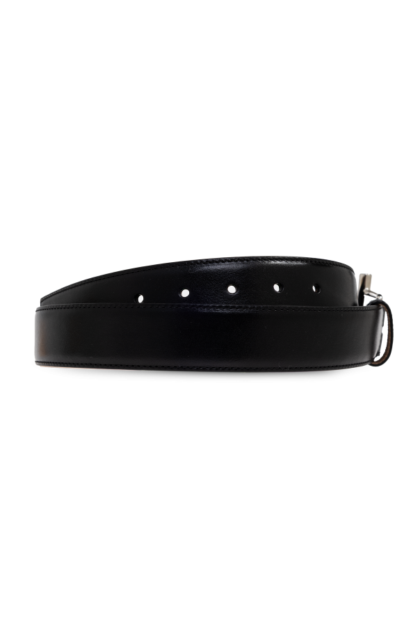 Alexander McQueen Cinturón de cuero