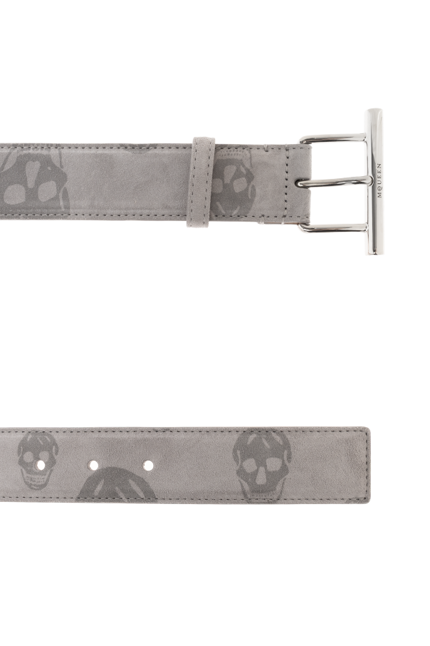 Alexander McQueen Wildledergürtel