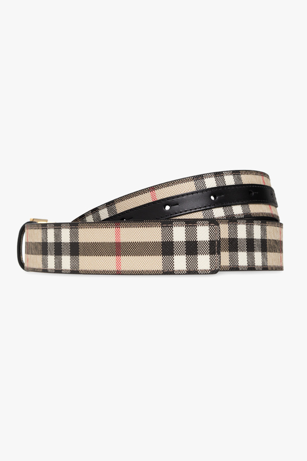 Burberry Reversible belt with logo