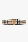 Burberry beige Reversible belt with logo