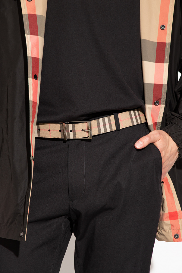 burberry straight ‘Louis’ checked belt