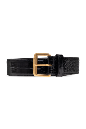 Leather belt