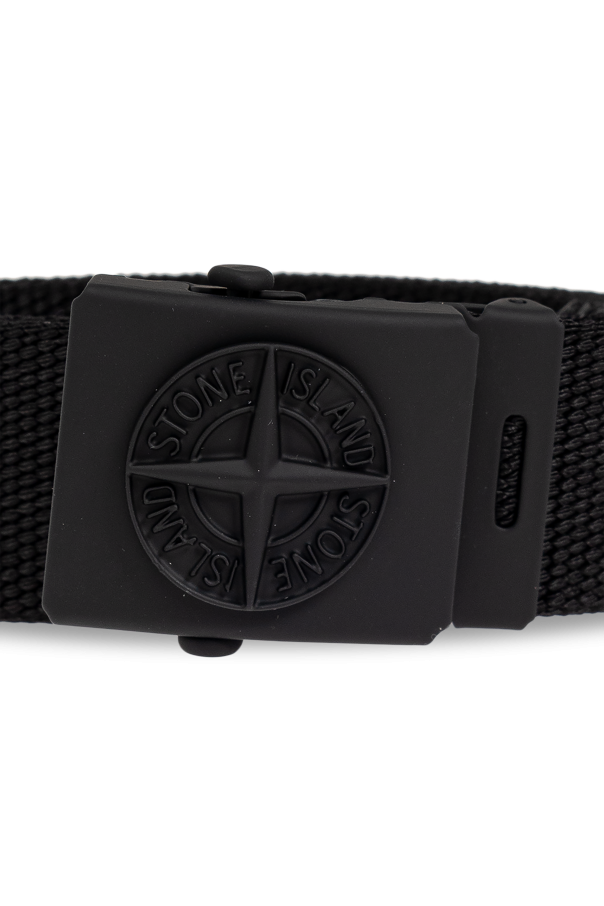 Stone Island Kids Belt with logo