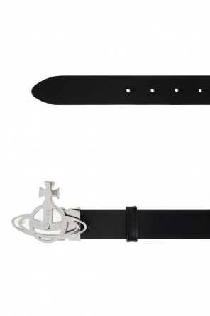 Vivienne Westwood Leather belt with logo