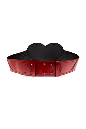 Vivienne Westwood Leather Waist Belt with Heart Motif by Vivienne Westwood