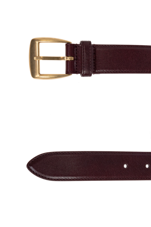 Saint Laurent Cinturón de cuero