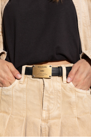 Leather belt with logo od Balenciaga