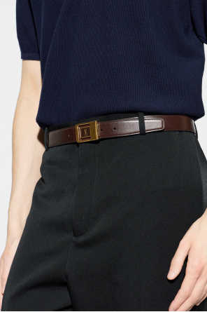 Skórzany pasek od Saint Laurent