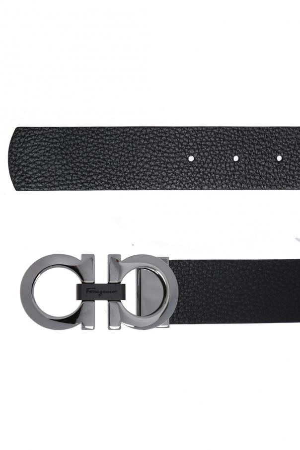 FERRAGAMO Reversible leather belt