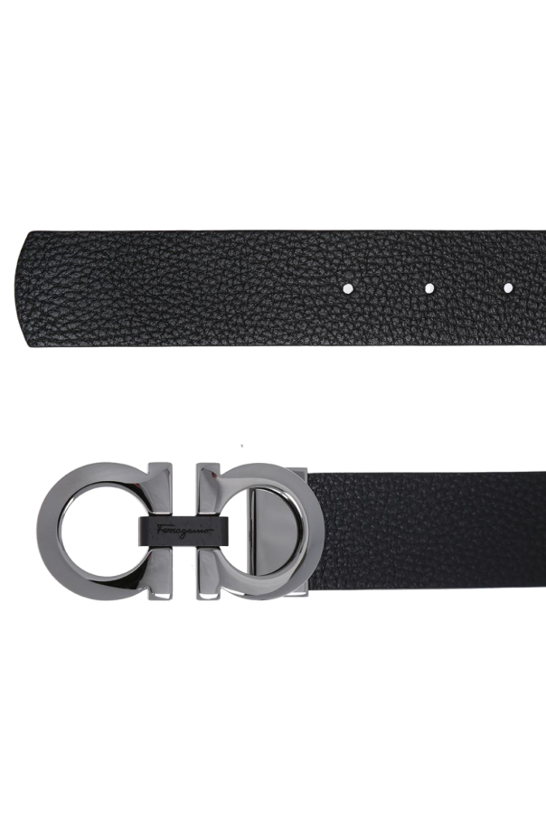 FERRAGAMO Cinturón de cuero de dos caras
