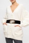 Fendi Velour waist belt
