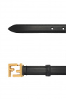 Fendi BLACK Leather belt