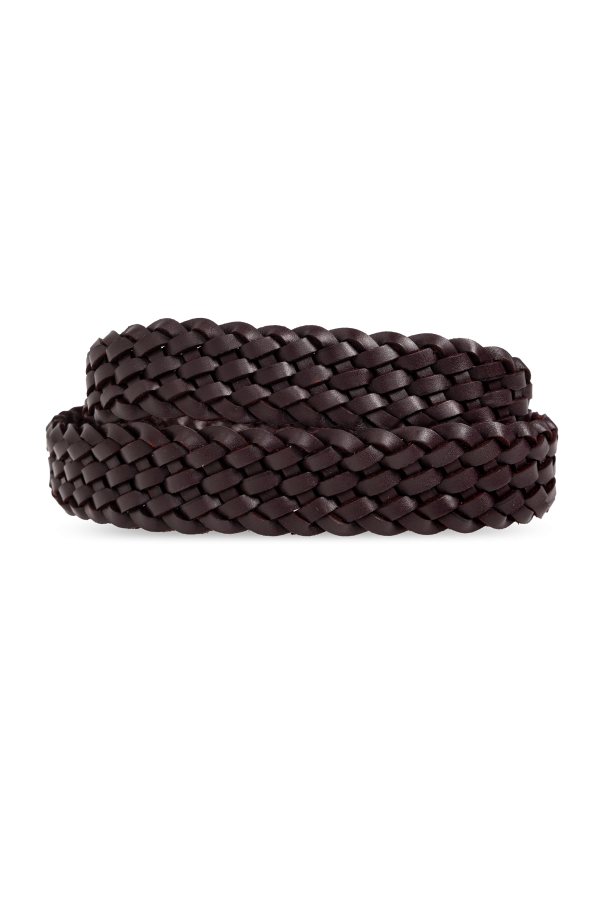 Anine Bing Signature Link leather belt