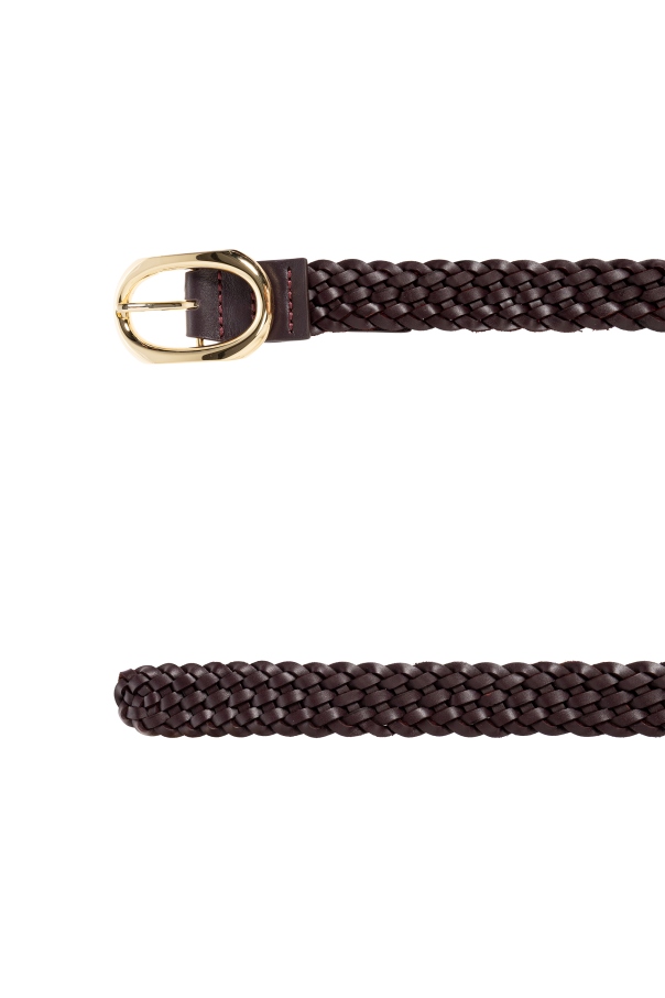 Anine Bing Signature Link leather belt