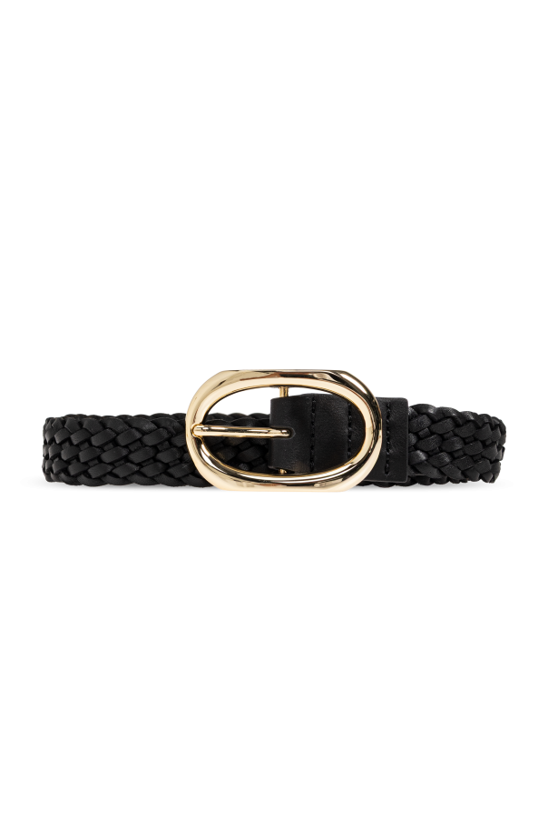 Signature Link leather belt od Anine Bing