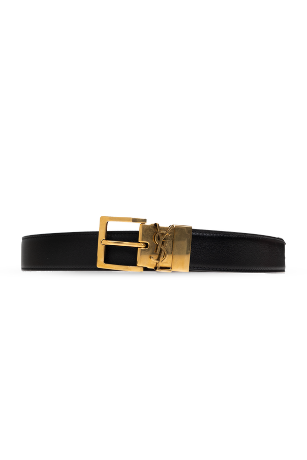 Leather belt with buckle od Saint Laurent