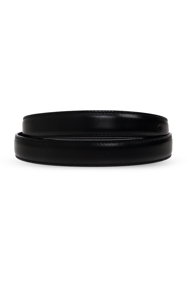 Saint Laurent Black leather belt