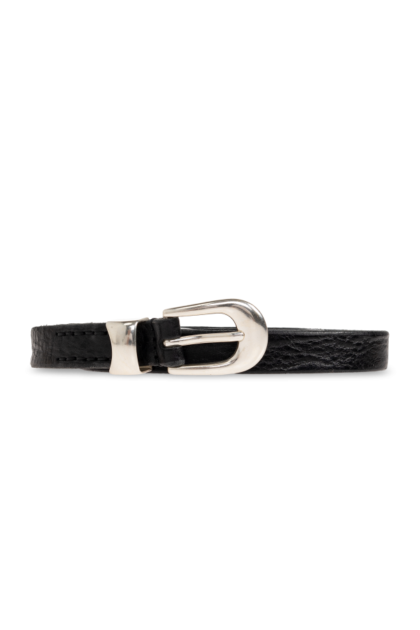 Leather belt with a vintage effect od Our Legacy