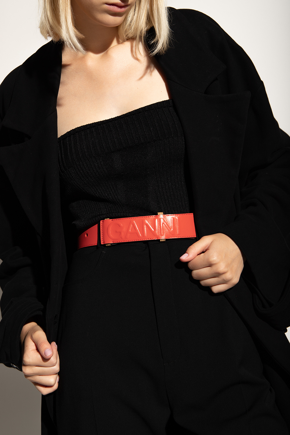 Ganni Belt with logo