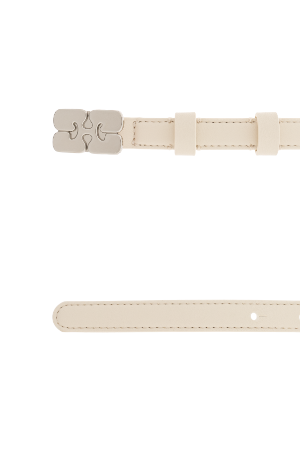 Ganni Cinturón de piel ecológica