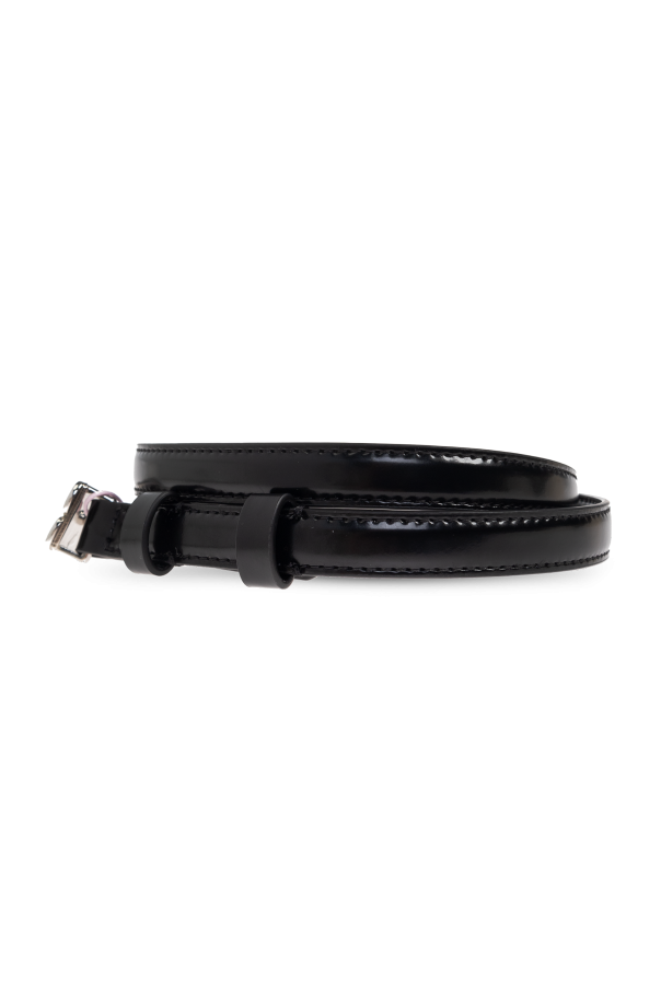 Ganni Cinturón de cuero ecológico