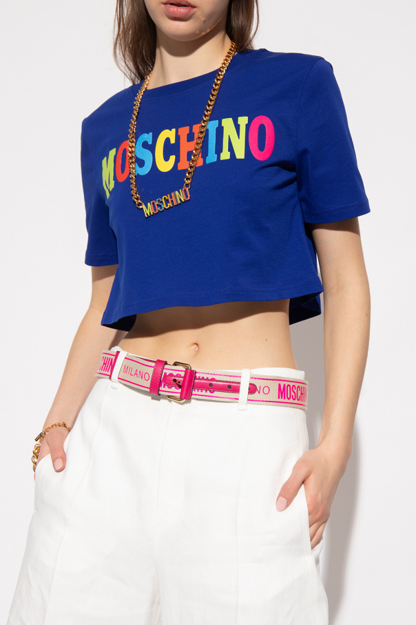 Moschino See a unique collaboration with Lacoste which blurs the lines between fashion and sport
