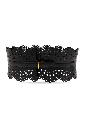 Leather belt