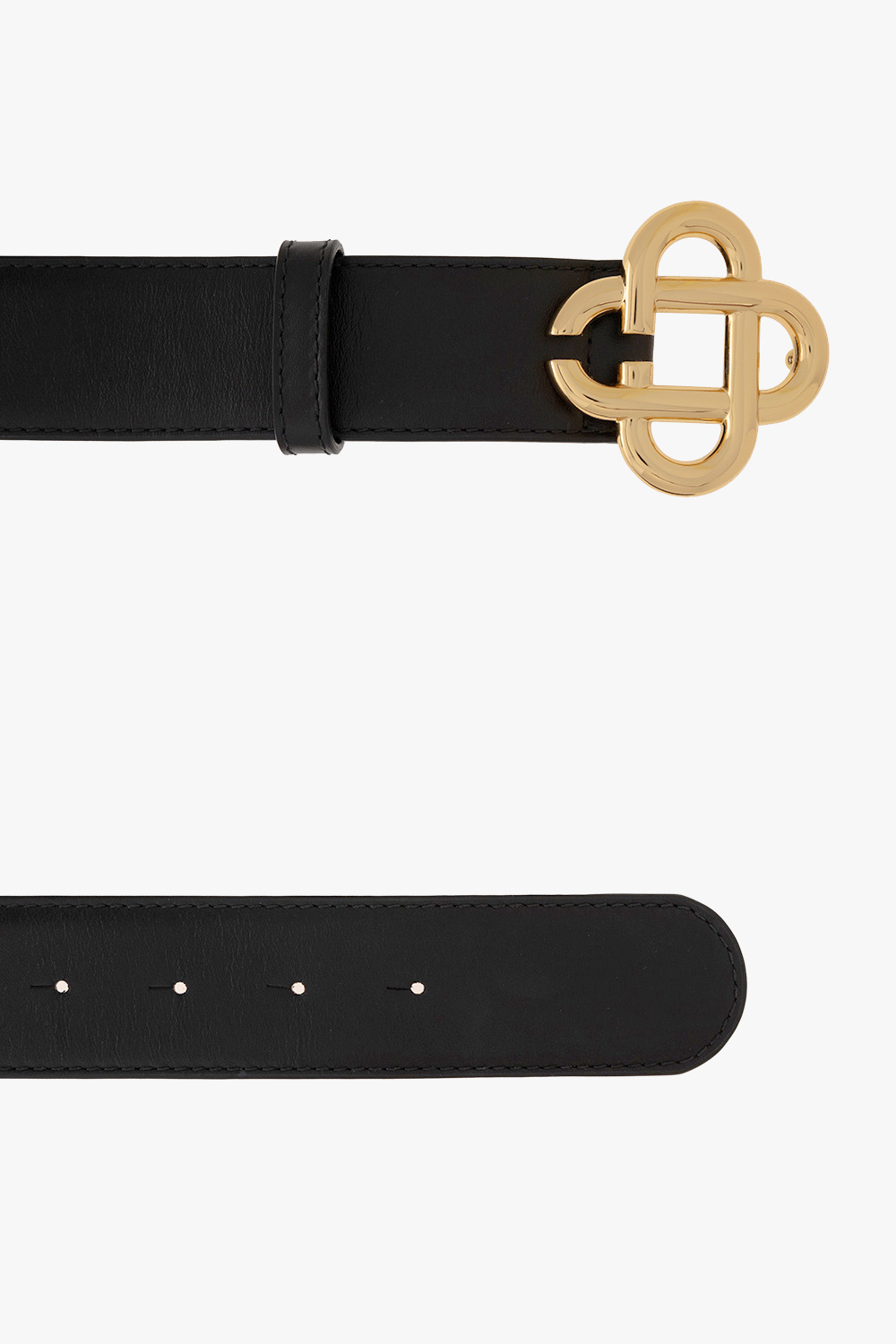 Casablanca Leather belt with logo