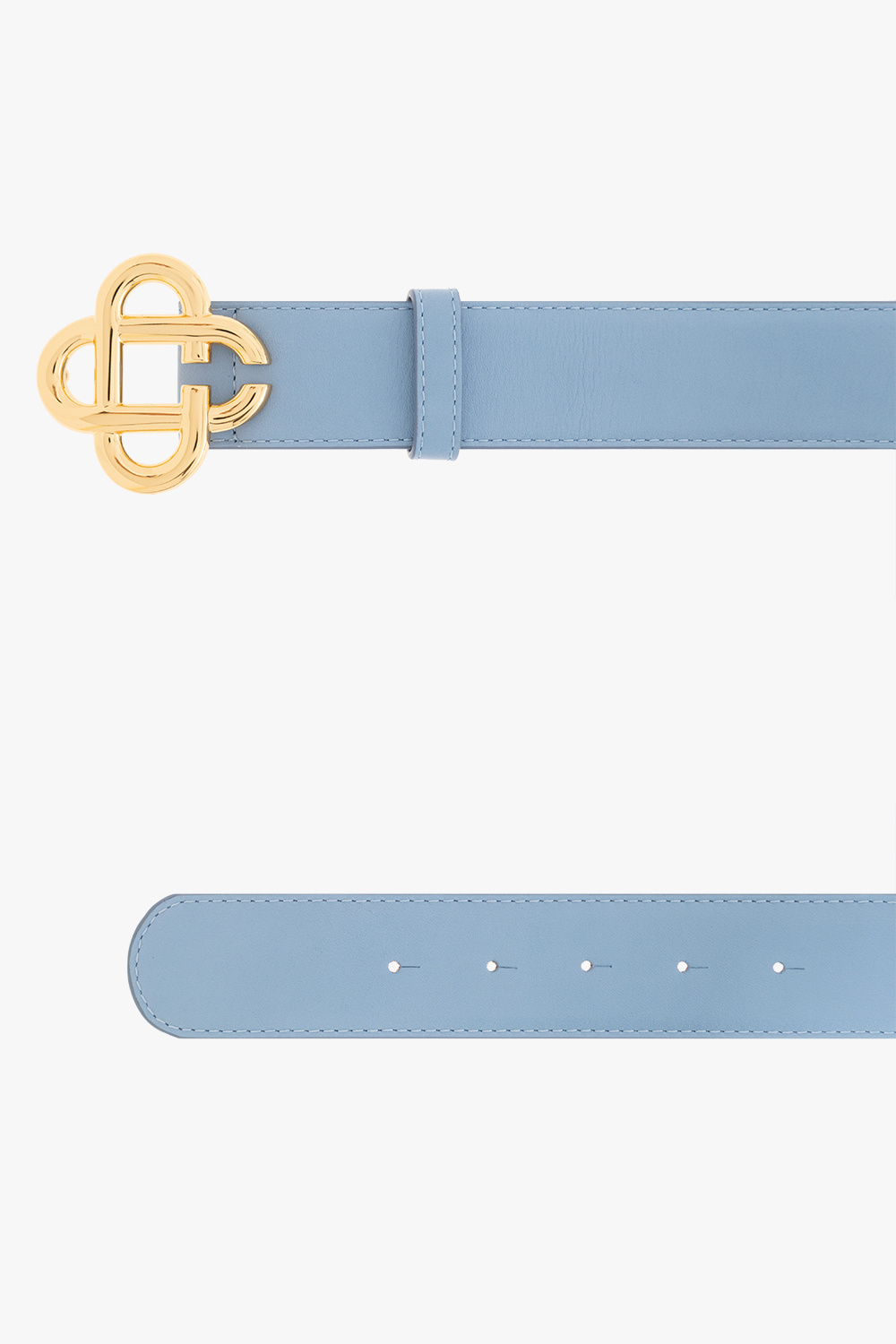 Casablanca Leather belt with logo