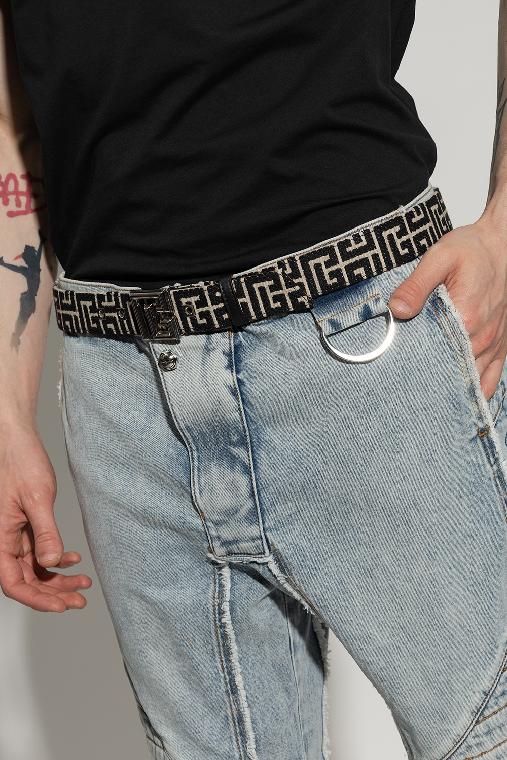 Balmain Monogrammed belt