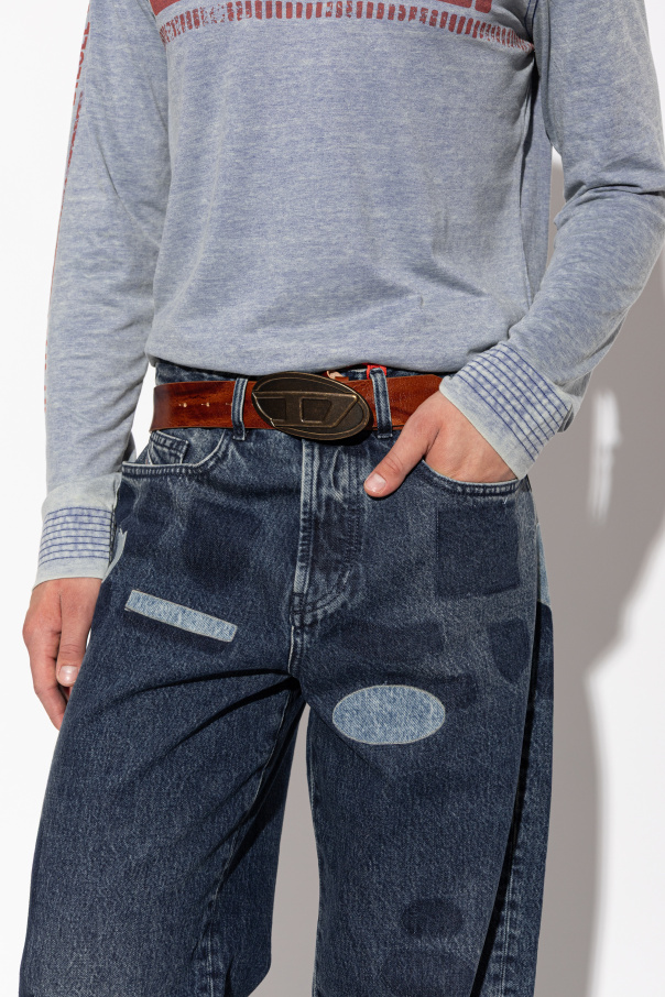 Diesel ‘B-1DR 2.0’ leather belt