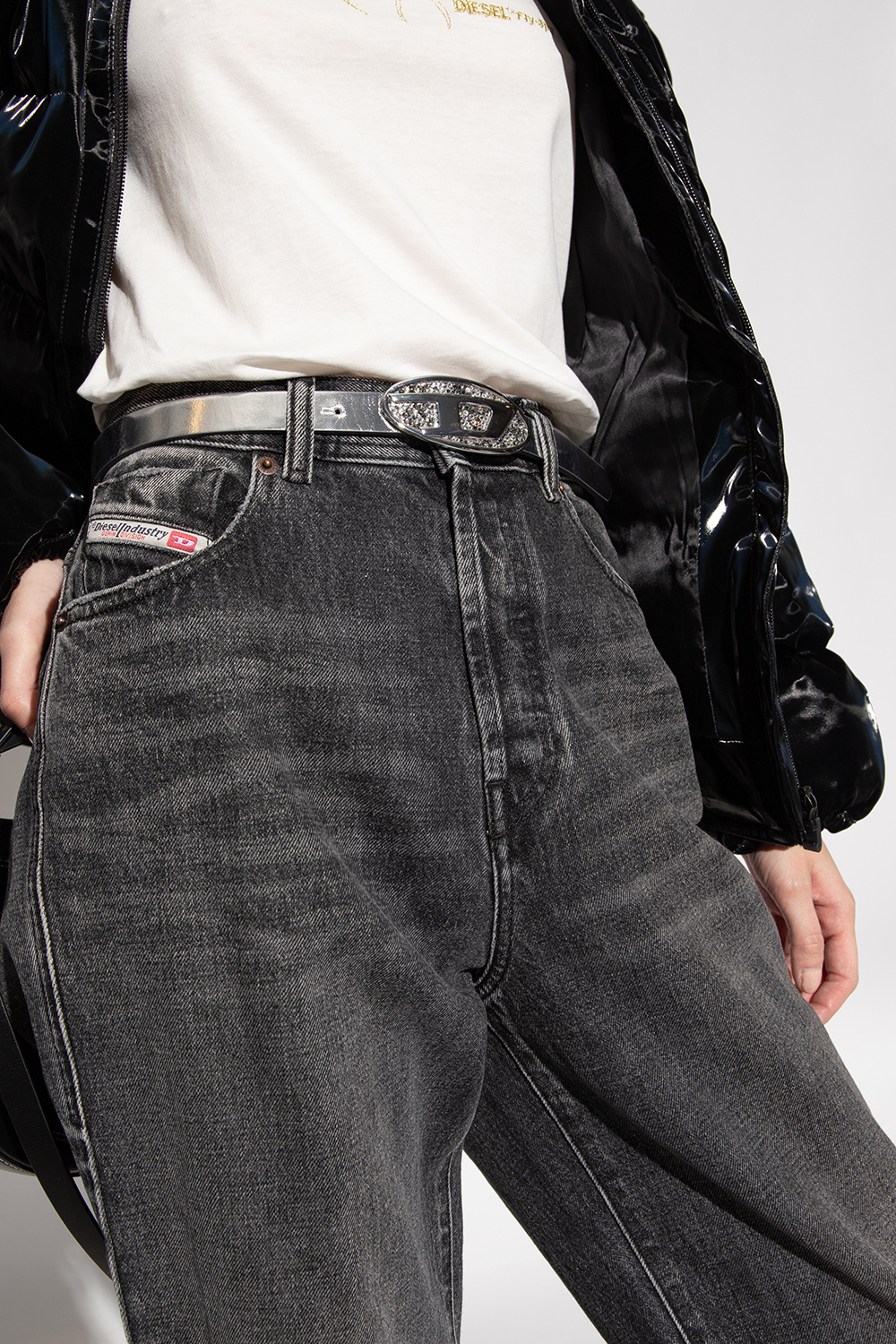 Diesel ‘B-1DR’ belt with logo