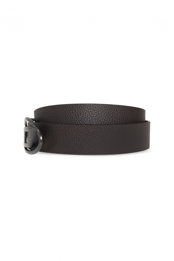 DIESEL B-1DR, Brown Men's Leather Belt