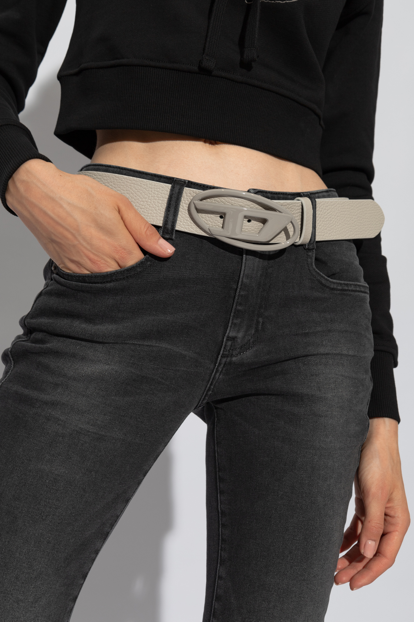 Diesel Leather belt 'B-1DR'