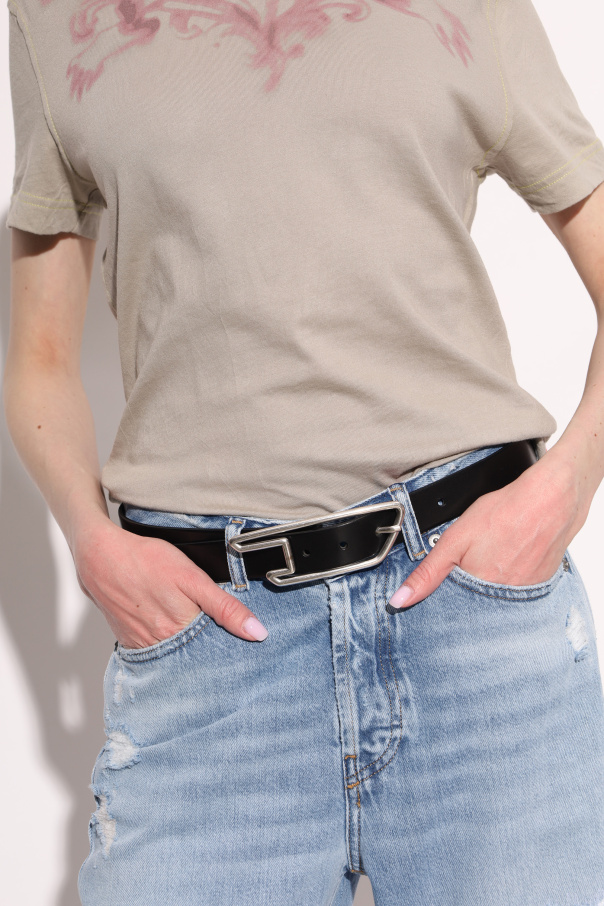 Diesel Leather belt `B-D LINE`