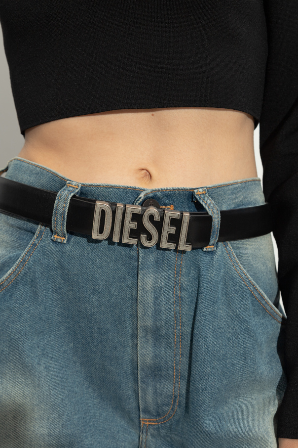 Diesel Skórzany pasek `B-DIESEL RIVE`