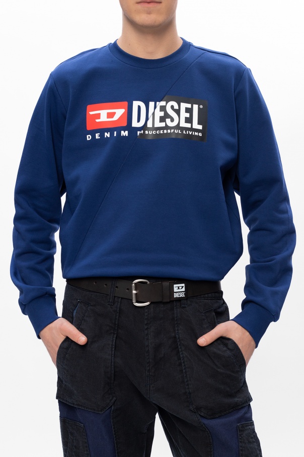 Diesel ‘B-Division’ leather belt