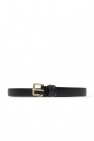 Diesel BLACK ‘B-Doublewrap’ leather belt