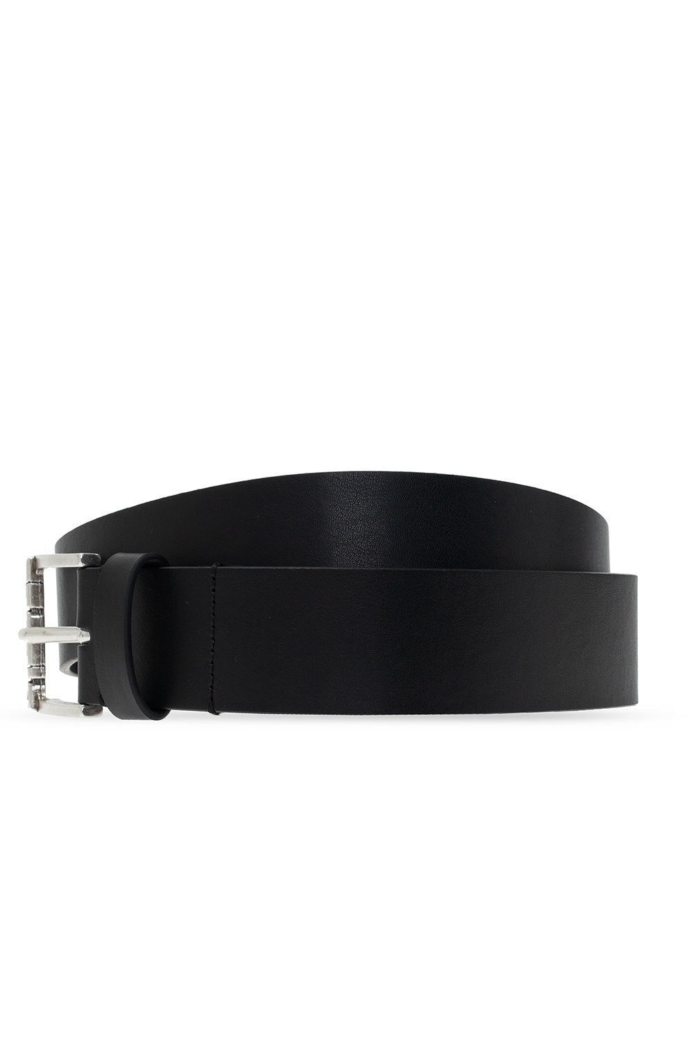 Diesel Leather belt with logo