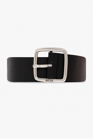‘b-end vets’ leather belt od Diesel