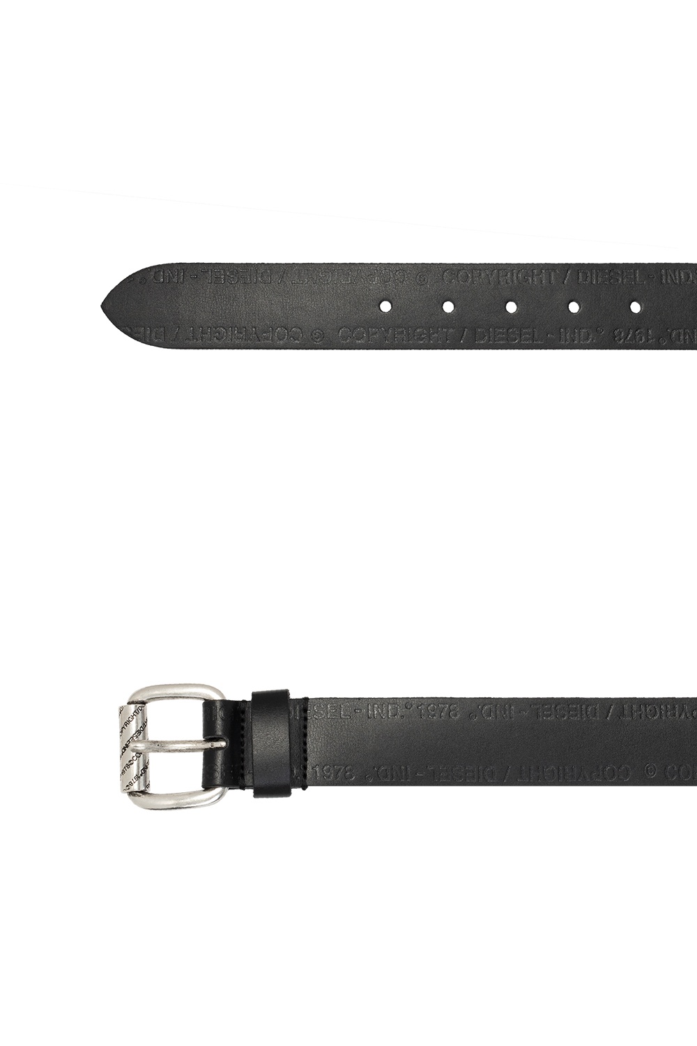 Diesel ‘B-Fulcopy’ belt with logo