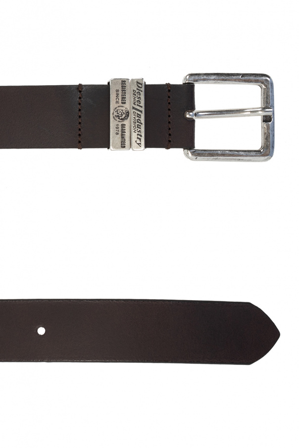 Diesel ‘B-Guarantee’ leather belt