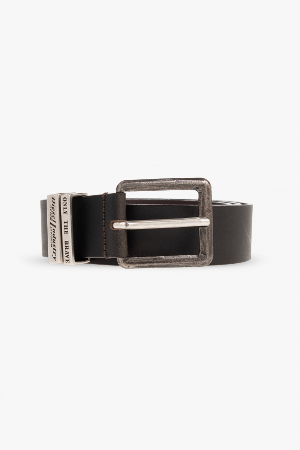 ‘B-GUARANTEE-A’ leather belt od Diesel