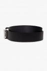 Diesel BLACK ‘GUARANTEE-A’ leather belt