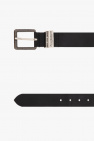 Diesel BLACK ‘GUARANTEE-A’ leather belt