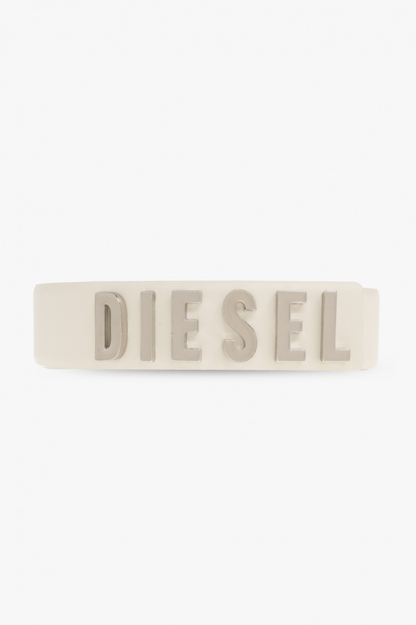 Diesel ‘B-LETTERS B’ leather clutch bag