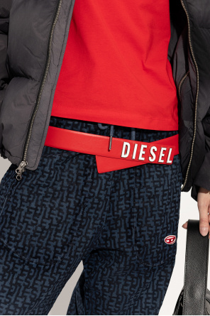 ‘b-letters b’ leather bag od Diesel